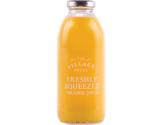 Freshly Squeezed Orange Juice - 500ml - The Village Press